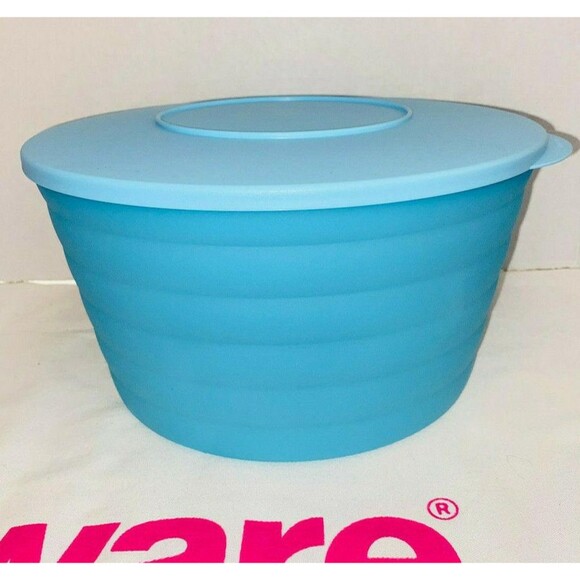 Tupperware Other - Tupperware Blue 4.5L Salad Spinner Spin & Save Container & Lid Replacements 3776